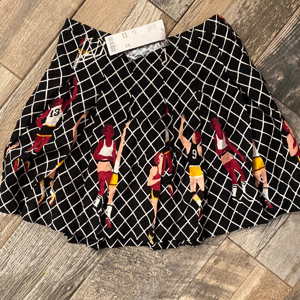 Urban Outfitters Basket balk print skirt.